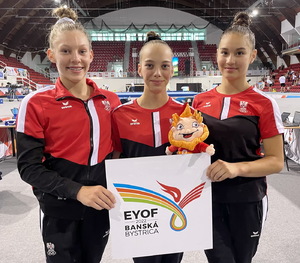 Ein Finale und Team-Platz 11: Österreichs Turnerinnen zeigten beim EYOF starke Leistungen!