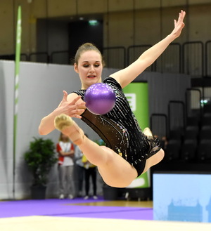 Historisch erster Titelgewinn für die Steiermark: Valentina Domenig-Ozimic neue Mehrkampf-Staatsmeisterin in Rhythmischer Gymnastik!